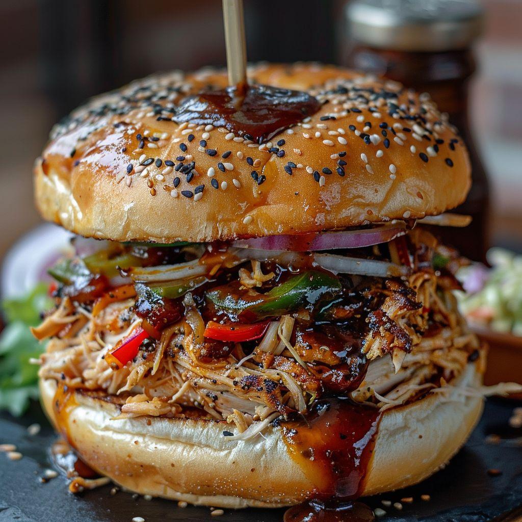 Chipotle pulled chicken sandwich
