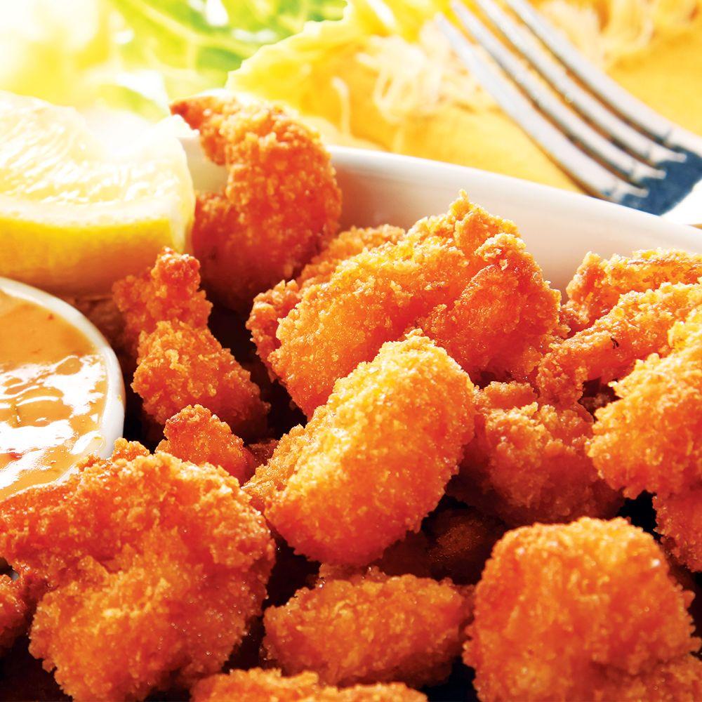 Crispy or garlic shrimp platter