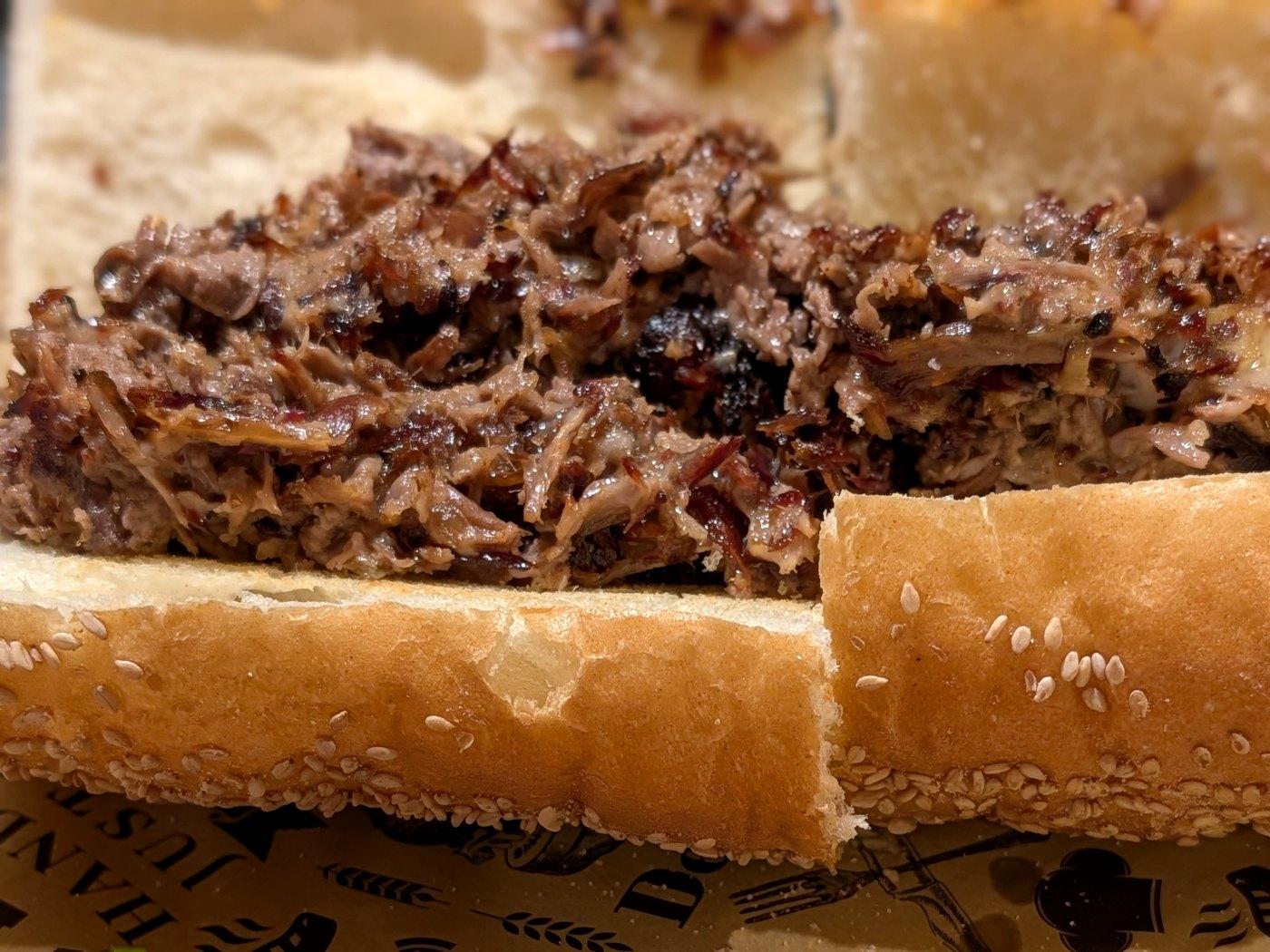 Smoked brisket & ribeye cheese steak