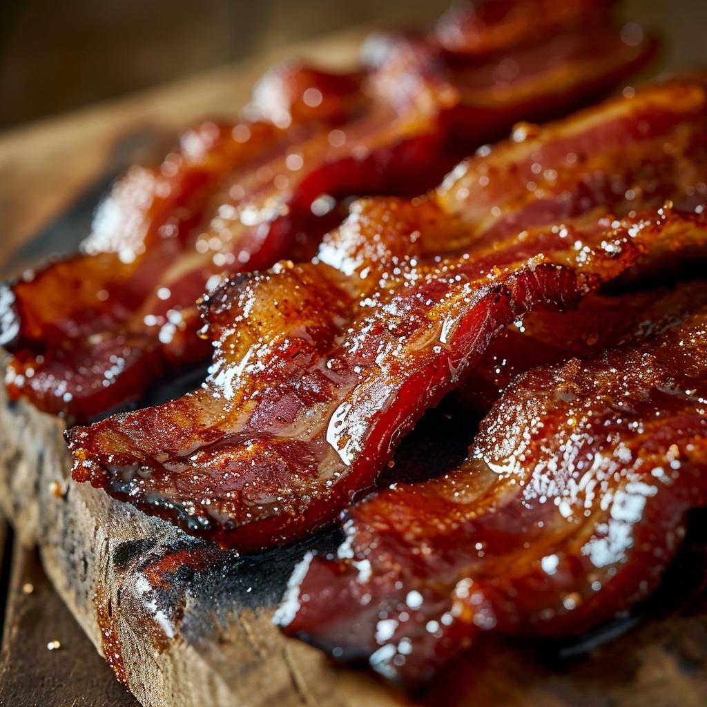 Candied bacon tray