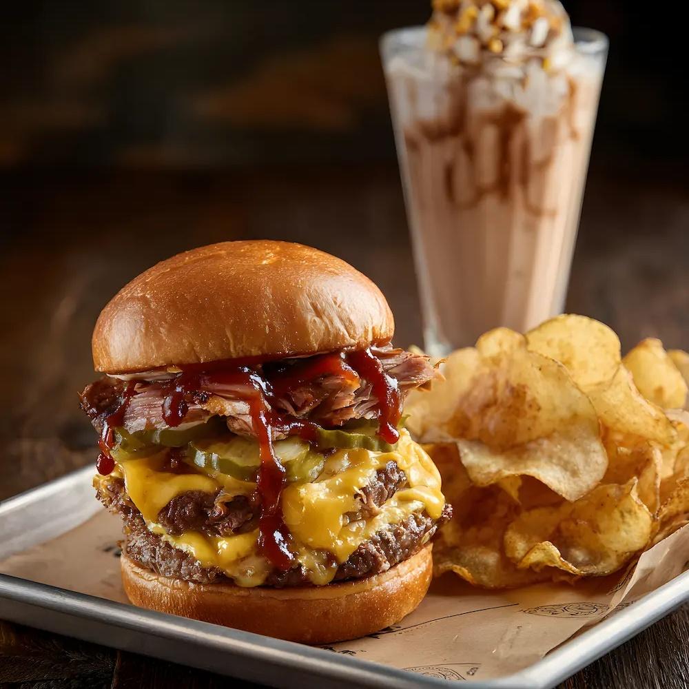 Brisket cheddar BBQ