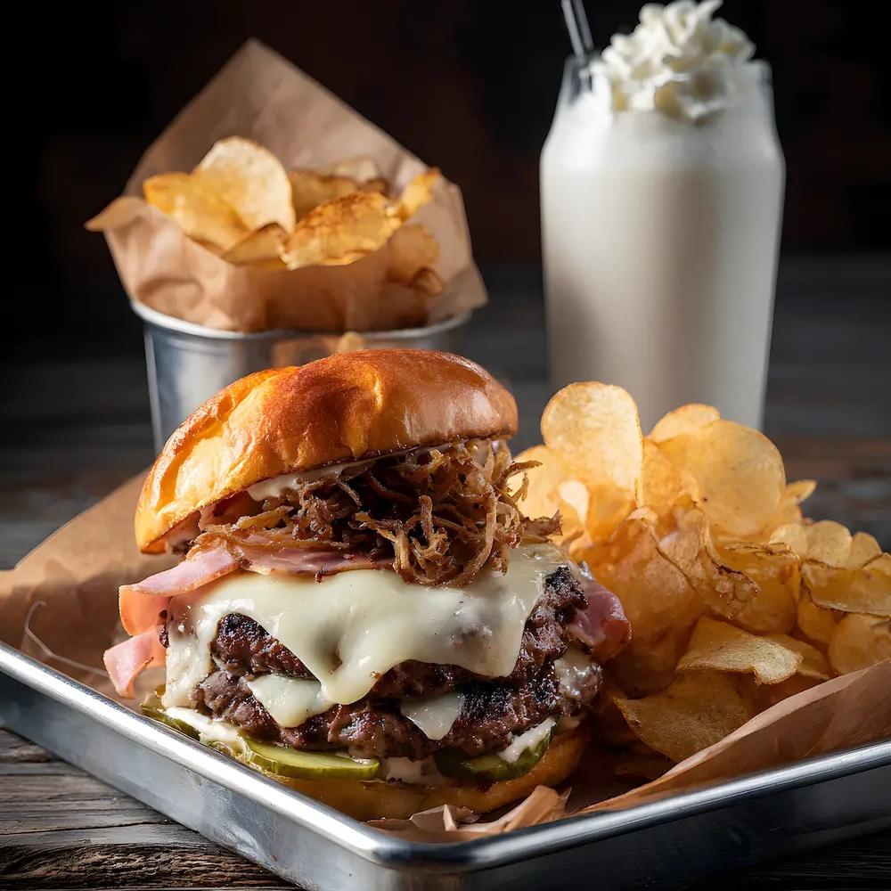 Cuban burger
